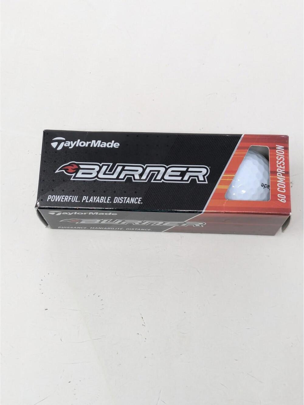 TaylorMade Taylor Made Burner Golf Balls-60 Compression-Sleeve of 3